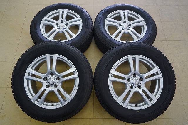 【中古 SET】225/65R17 ブリジストン ブリザック DM-V3 22年 ジョーカー 5H114.3 7J+40 ハリアー RAV4 レクサス NX エクストレイル CX-8拍卖