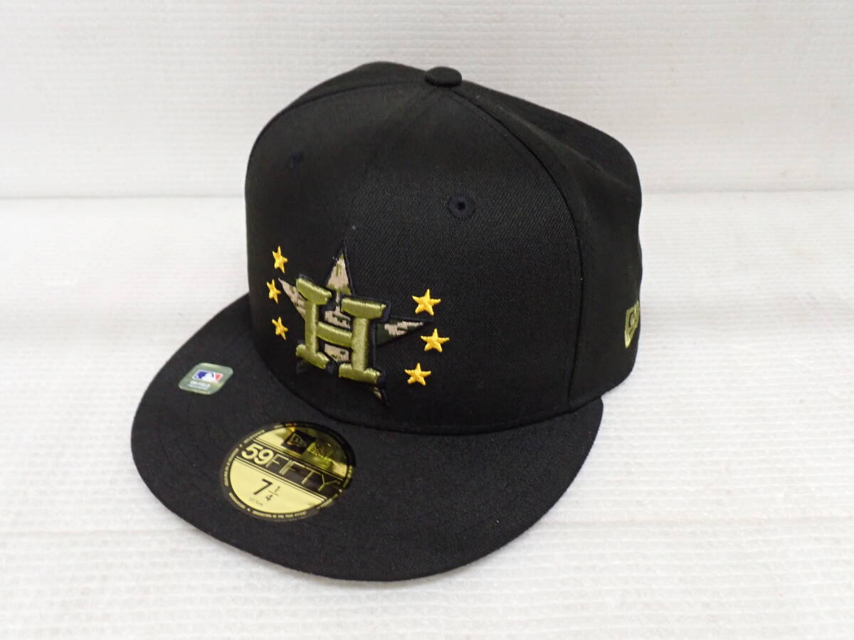 NEW ERA ニューエラ ヒューストン・アストロズ キャップ 帽子 ブラック 57.7cm 定形外郵便全国一律450円 B7-MA拍卖
