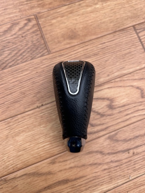 suME★H21 トヨタ 20アルファード 後期★社外? シフトノブ★カーボン/レザー/20系/240S/ANH20W/GGH20W/TOYOTA/部品取り車拍卖