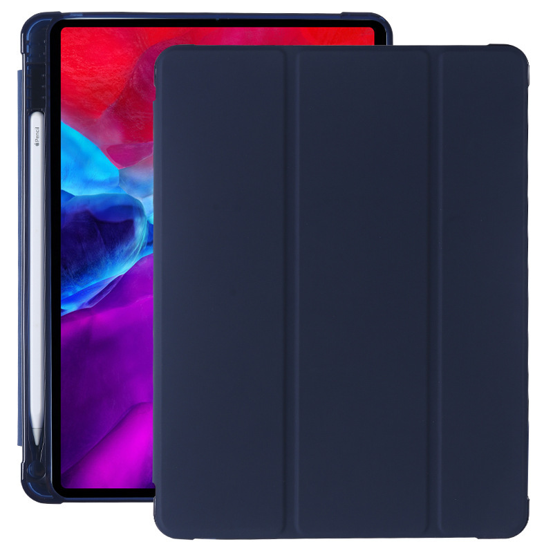 (ペン収納OK) iPad mini 7/mini 6 共用 ネイビー ソフトケース拍卖