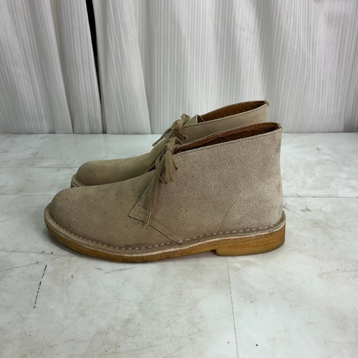 ♪M♪ Golden Retriever Desert Boots ブーツ 25.5cm 天然皮革 ファッション 中古品 ♪A-250205拍卖