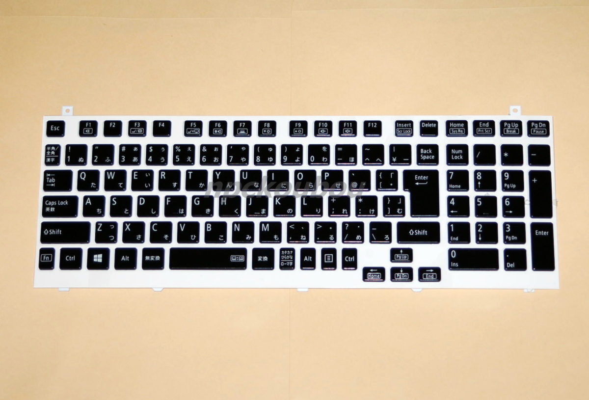 国内新品 NEC LaVie L LL750/HS LL750/JS LL750/LS 日本語キーボード 白 バックライト付き仕様拍卖