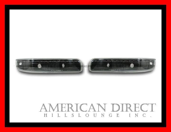 【ブラック】00-06y タホ サバーバン/ 99-02y シルバラード パークシグナル シボレー ウインカー コーナー ライト ランプ マーカー ヘッド拍卖