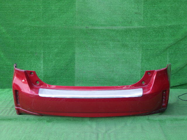 ZVW41W ZVW40W プリウスα 純正リアバンパー おまけ 左リアスポイラー エアロ ステップガード付き リヤバンパー アルファ 赤 52159-47070拍卖