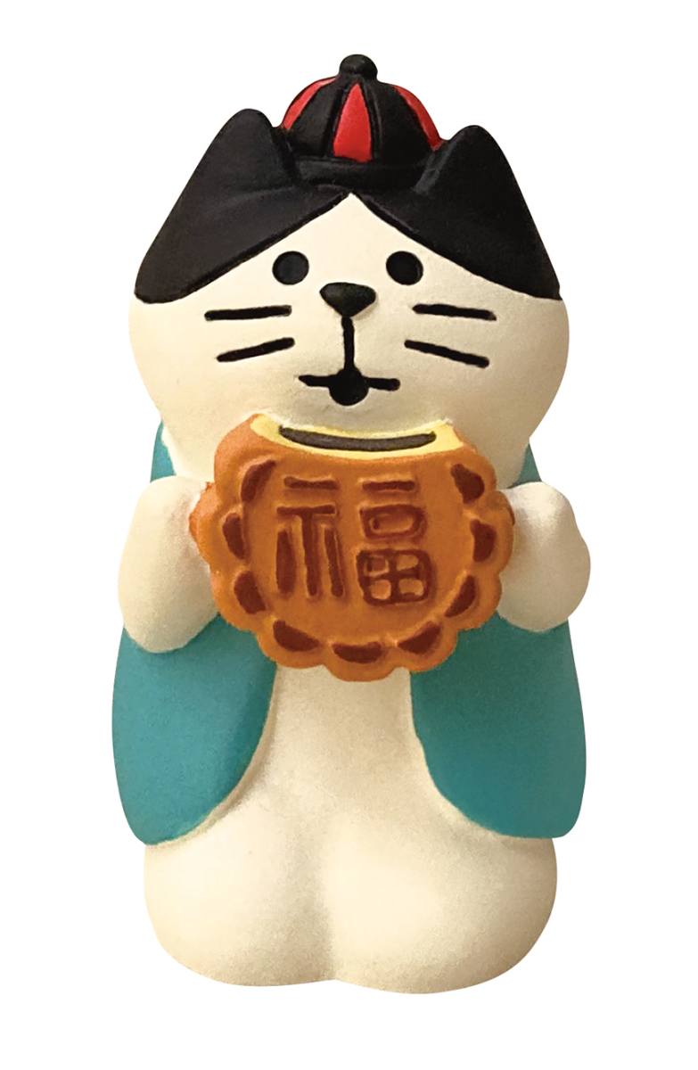 デコレ コンコンブル お月見 月餅猫 2021新作 満月だんらん ポイント消化拍卖
