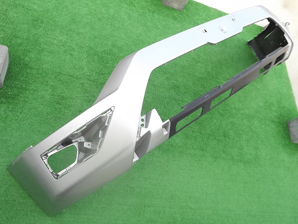 ★送料安,シルバー,後期★デリカD:5 CV1Wフロントバンパー★D5,ロア,アンダー,下,純正,銀★Re:P拍卖