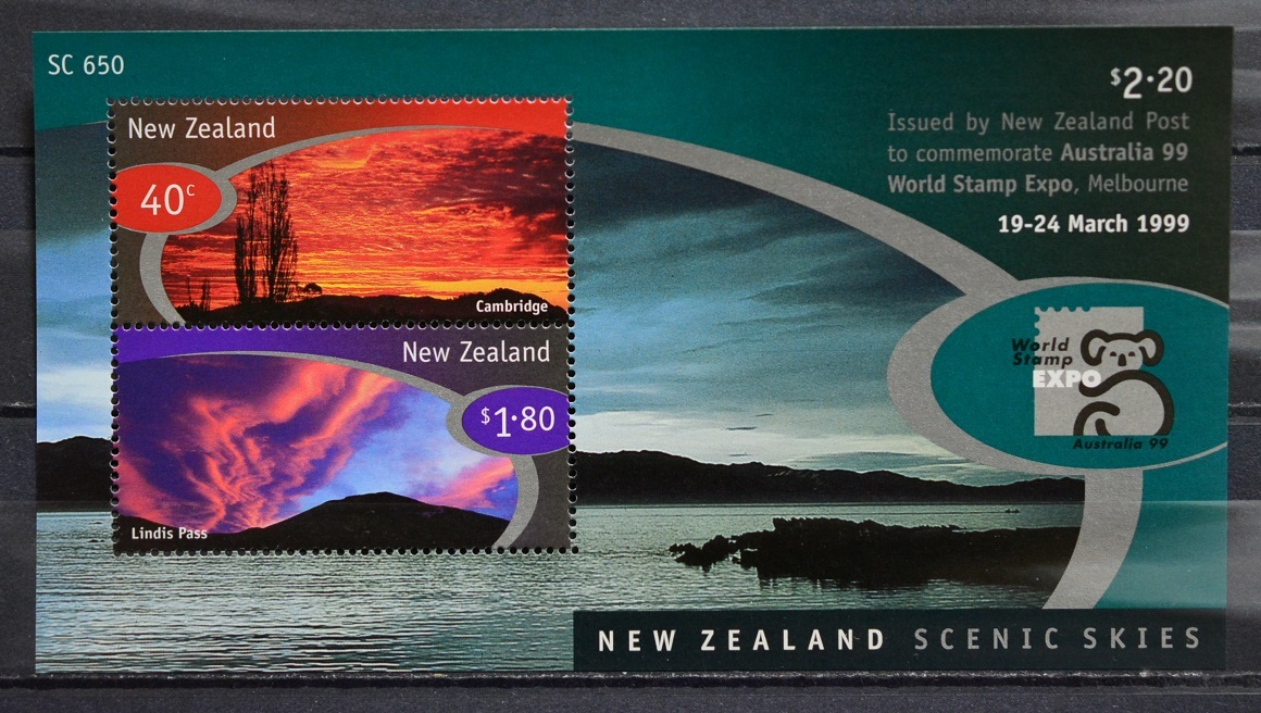 「TE200」ニュージーランド切手 1999年 風景拍卖