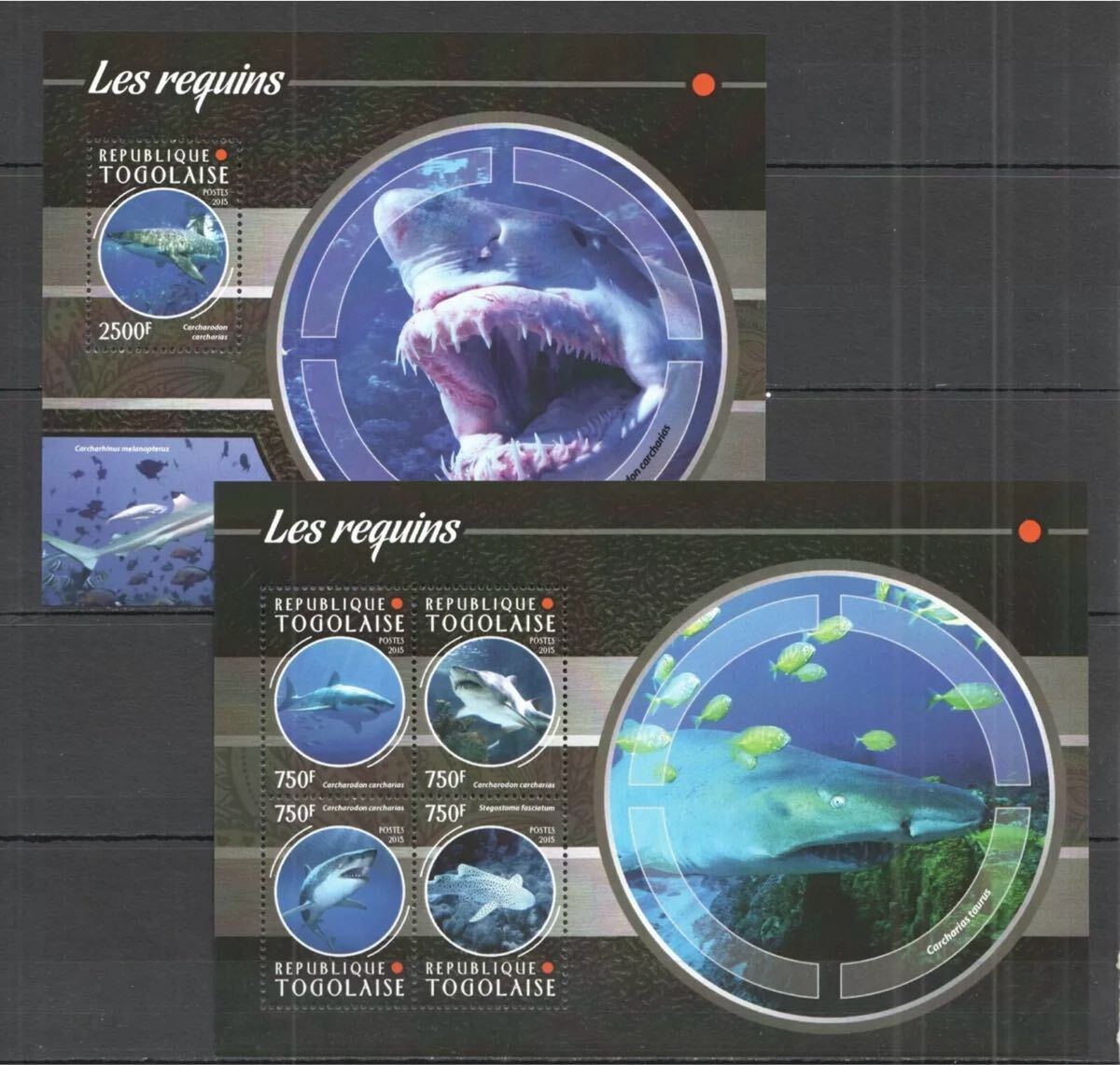 「FA18」トゴ切手 2015年 サメ拍卖