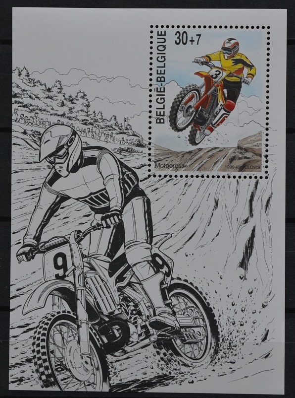 「TE174」ベルギー切手 1999年 バイクレース拍卖