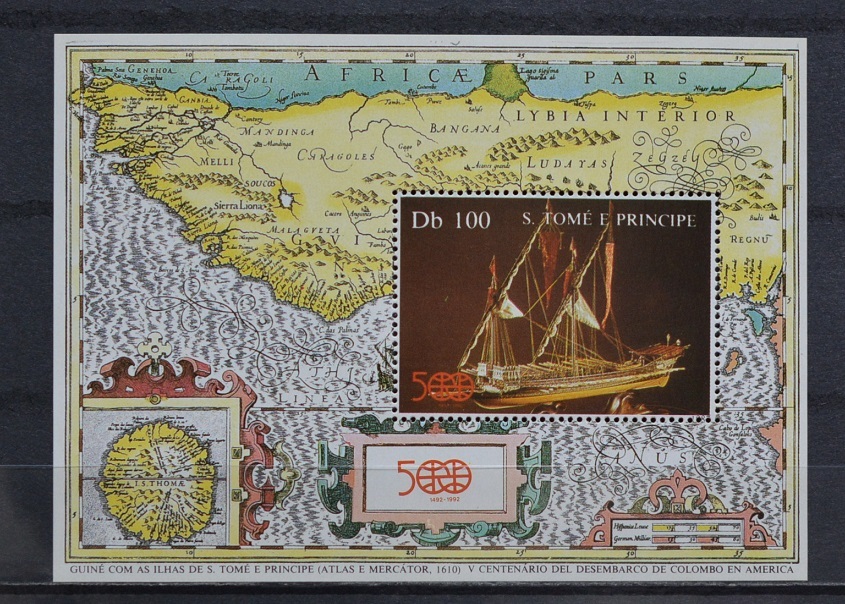 「TE136」サントメプリンシペ切手 1992年 船拍卖