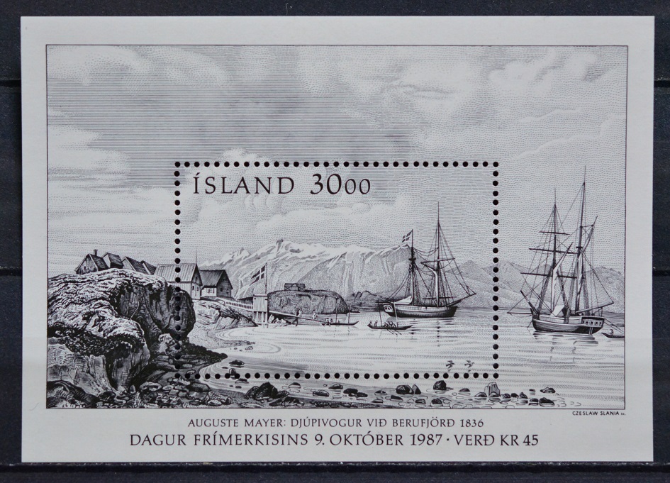 「TE220」アイスランド切手 1987年 風景・船拍卖