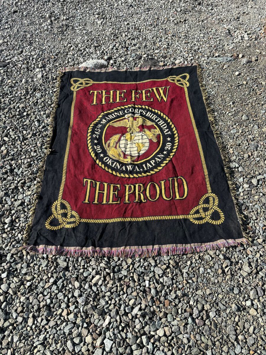米軍 放出品 USMC モニュメントブランケット サイズ 135cm×154cm拍卖