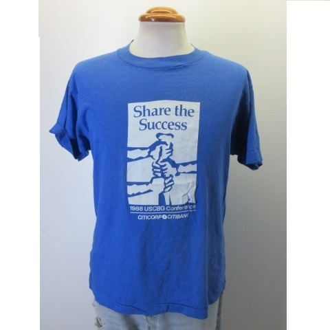 80s アメリカ製 オールド Tシャツ M シティバンク スクリーンスターズ 80年代 ヴィンテージ 古着 sy1944拍卖