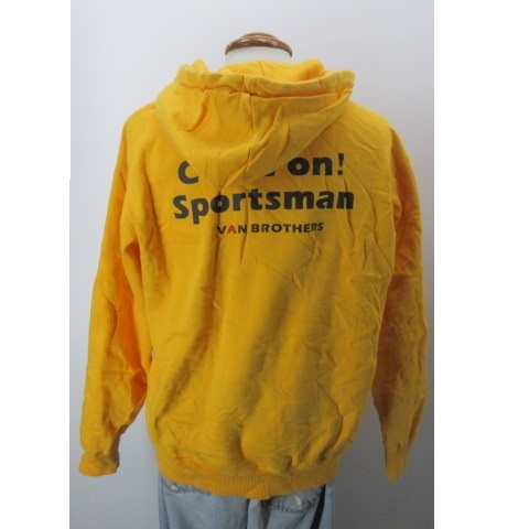 VAN バン パーカー M 黄色 スポーツ JAPAN古着 sy2875拍卖