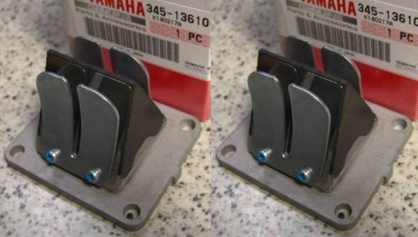 ★4L0-13610-01(代345-13610-20) リードバルブ アセンブリ×1個 ☆2/ 新品 RZ250 RZ350 リードバルブ アッセンブリ キャブレター拍卖