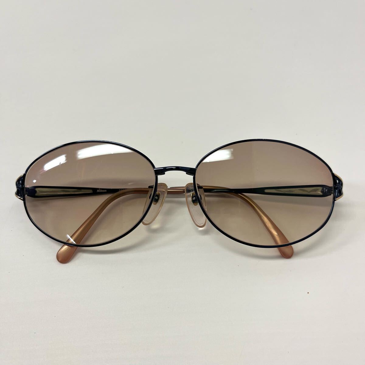 VINTAGE Nikon 5952 メガネ 眼鏡 メタルフレーム 度入り サングラス ニコン アイウェア ヴィンテージ 希少【レターパックプラス郵送可】#2拍卖