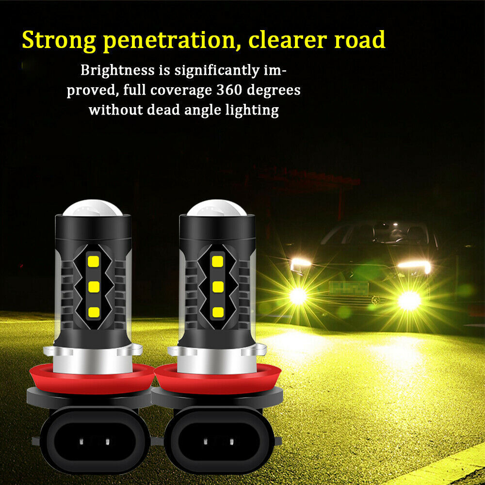 H8 H11 H16 (国産車) H9 LEDフォグランプ 3000K 高輝度拍卖