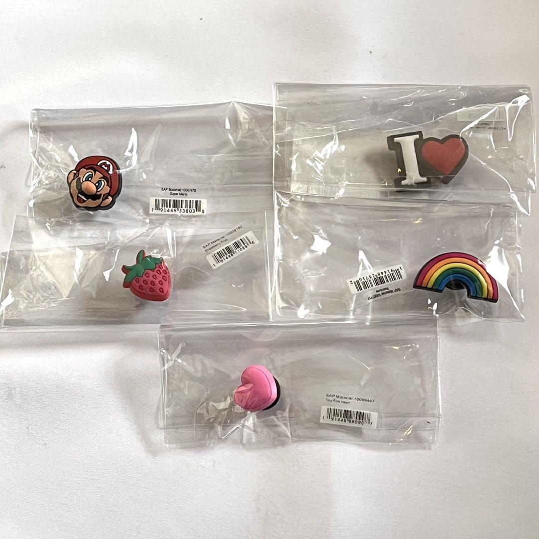 【未使用】クロックス 公式 ジビッツ チャーム 5点セット拍卖