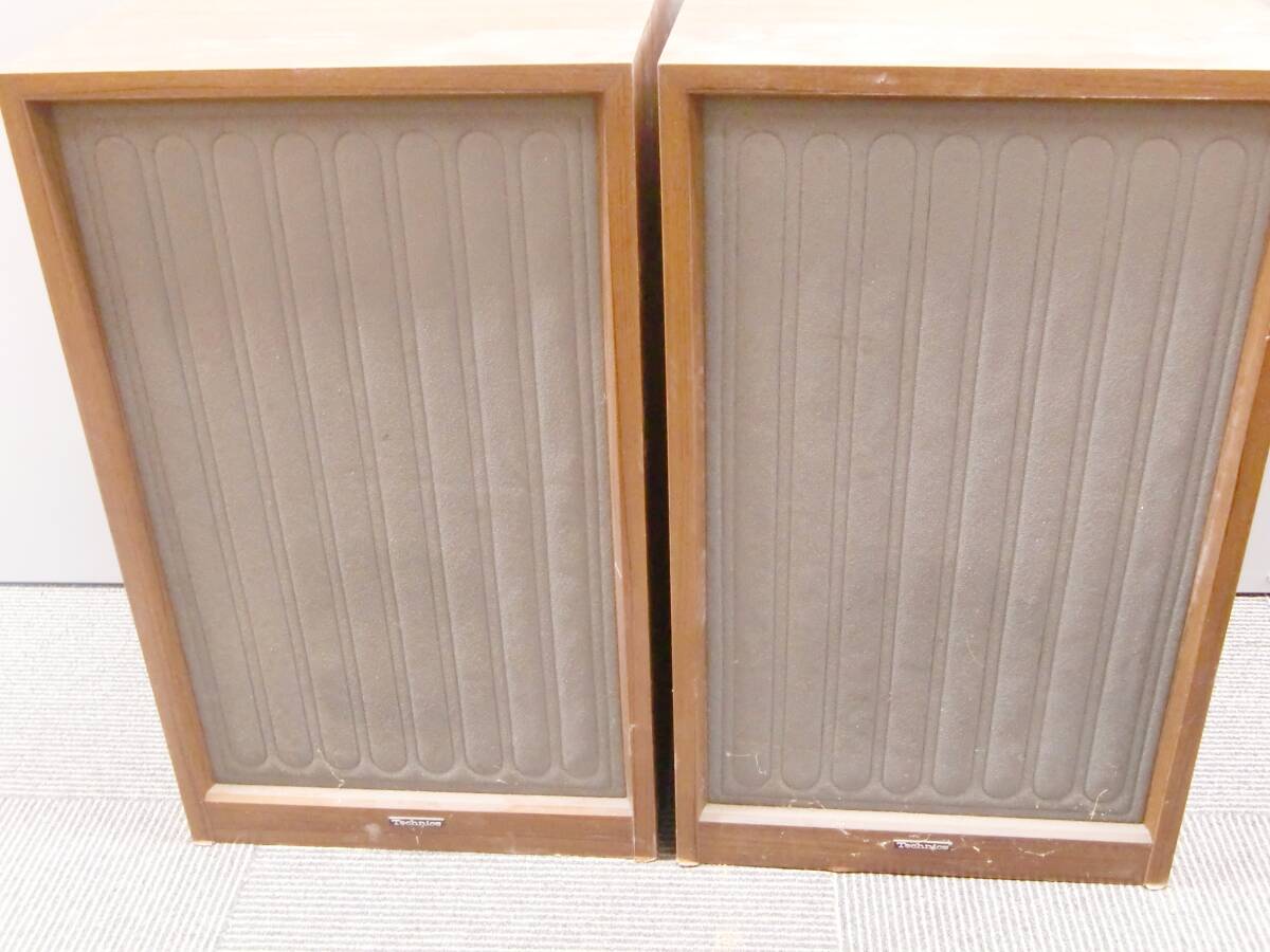 ジャンク扱い TECHNICS スピーカー 2台 木製 大型 動作未確認 高さ67.5cm 幅41cm 奥行き39cm テクニクス パナソニック拍卖
