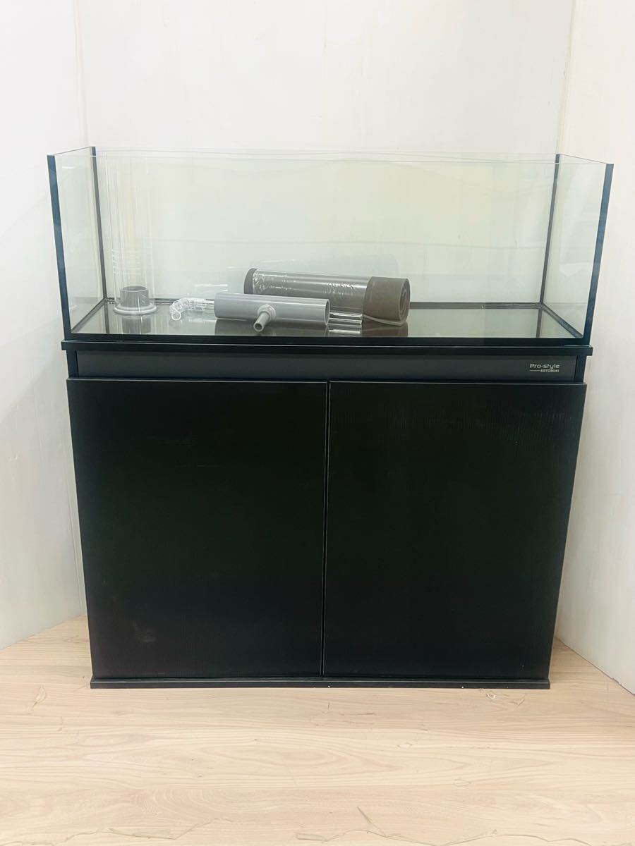 900×300×300オーバーフローセット(水槽・プロスタイルキャビ・濾過槽) ブラックシリコン 未使用品拍卖