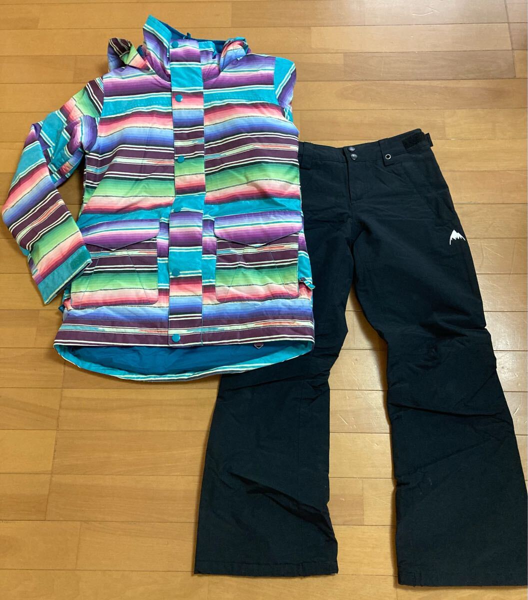 バートン ガールズ ジャケット パンツ スキー スノボー ウェア Burton 上下セット キッズ m ウェアー ズボン 子供 フード付き 中古 拍卖