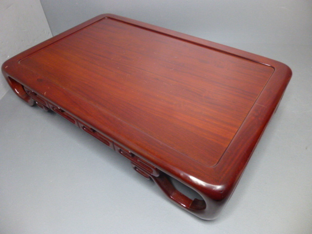 【史】カリモク 唐木 平卓 香炉台 花台 盆栽台 カタカナカリモク拍卖