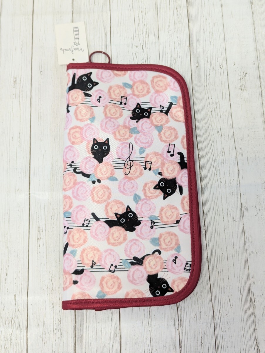 パスポートケース ストラップ付き ノアファミリー ねこ ネコ 猫 トラベル たまちゃん拍卖