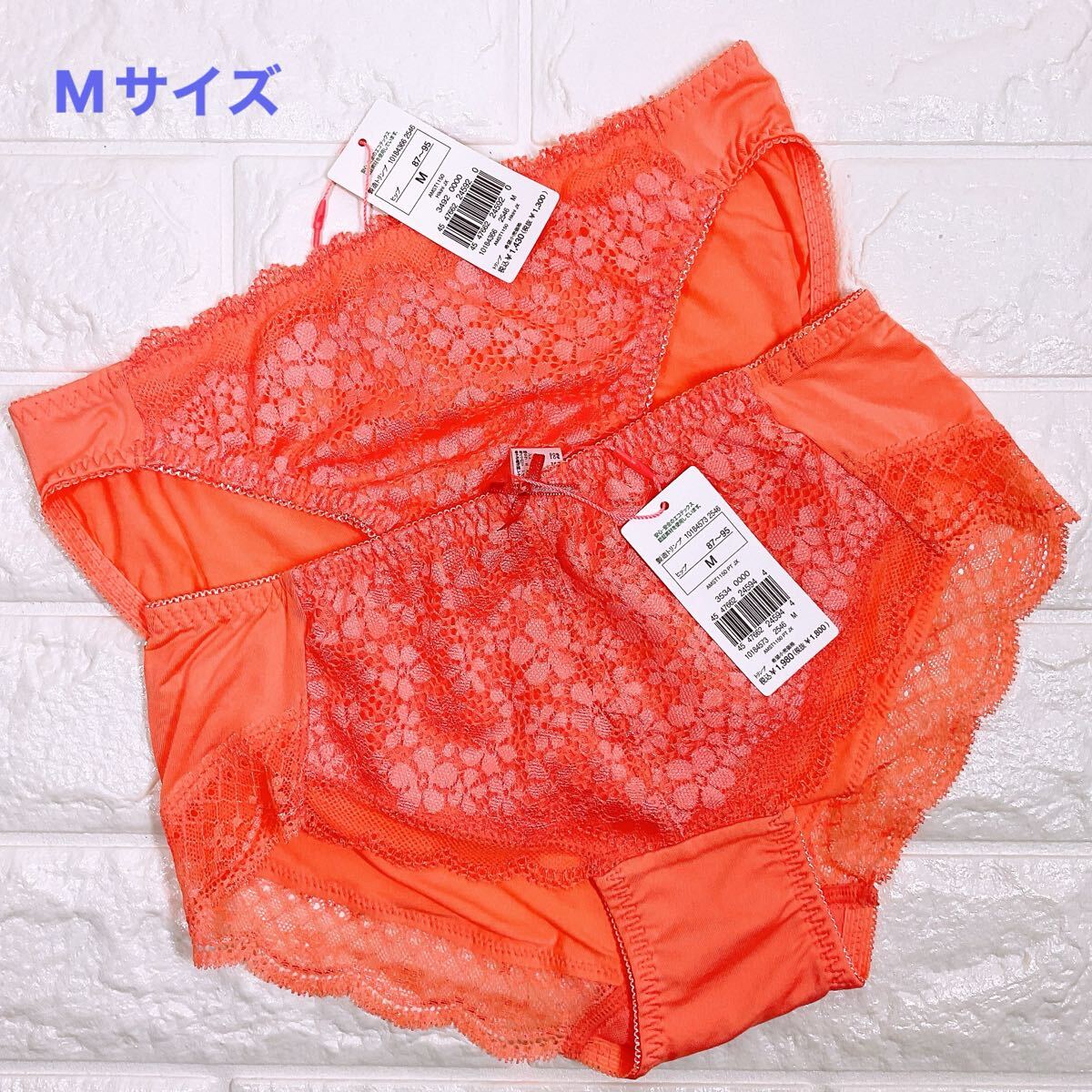 新品 アモスタイル デイジーレース ショーツ2枚セット M ハイキニ/PT拍卖