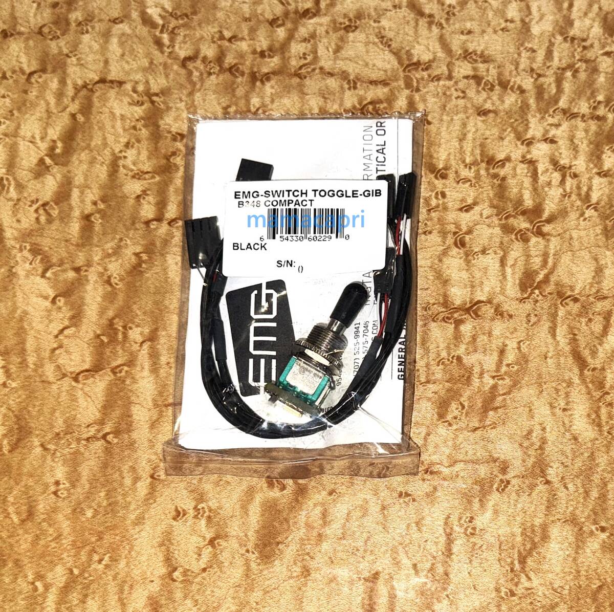 新品EMG B348 Solderless North American built ToggleトグルスイッチSwitchセレクターSelector All GibsonギブソンModel 3WAYイーエムジー拍卖