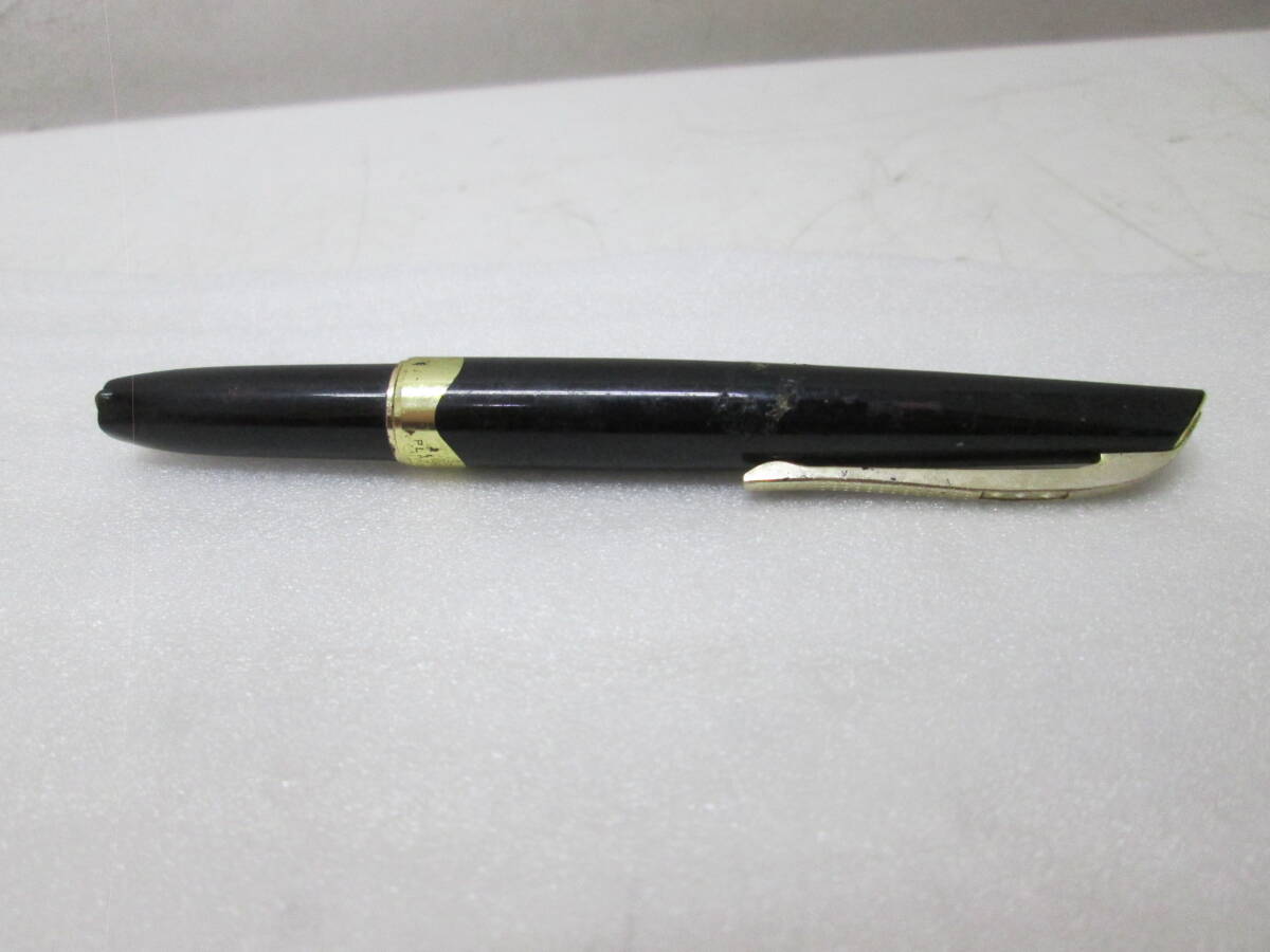 (59)☆PLATINUM プラチナ 万年筆 ペン先18K 細軟 刻印 筆記用具 文房具 筆記未確認 現状品拍卖