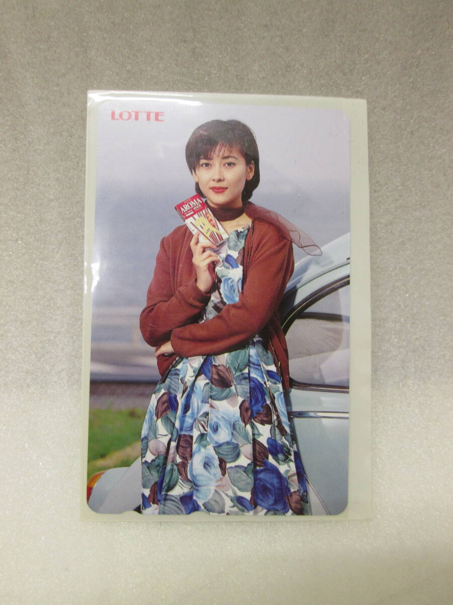 (58)☆LOTTE ロッテ 中山美穂 テレホンカード 50度数 未使用拍卖
