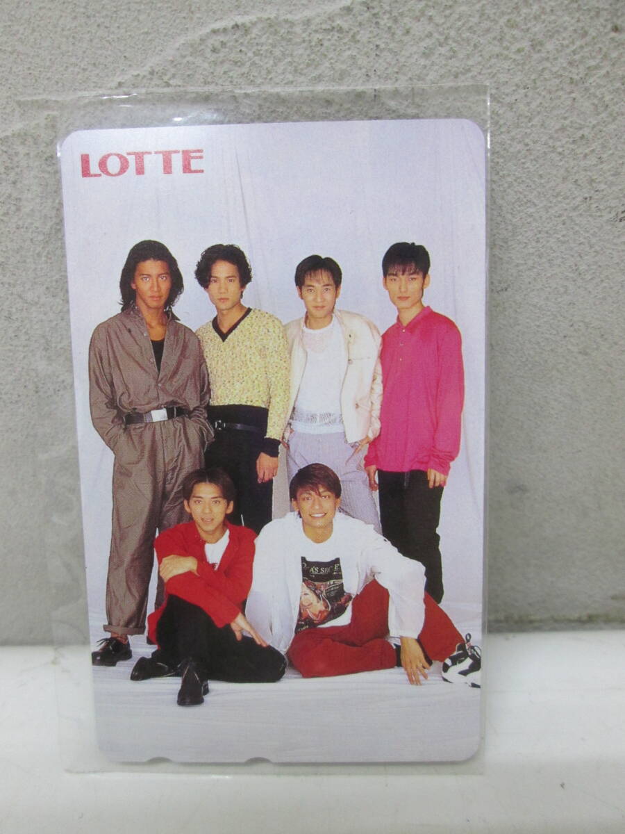 (60)☆LOTTE ロッテ SMAP スマップ テレホンカード 50度数 未使用拍卖