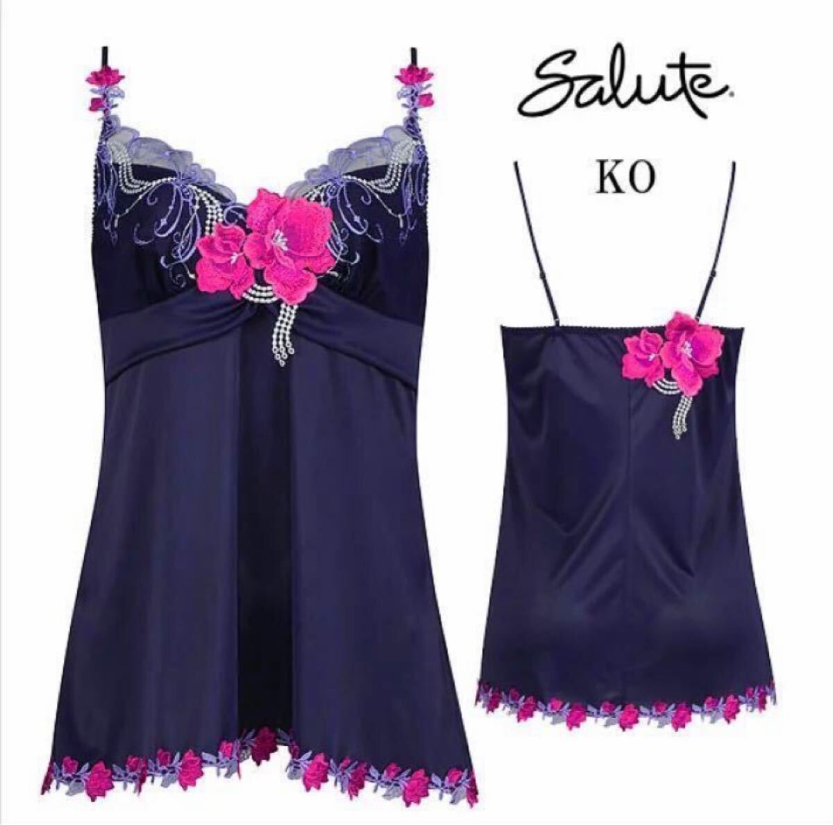 ★ワコールサルート72G 【 宵待草 】 キャミソール 新品 M 新品 KO拍卖