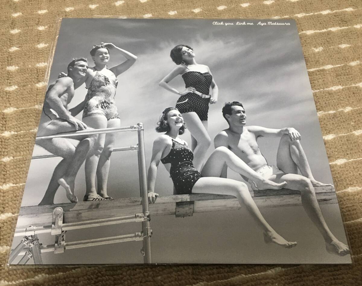 松浦亜弥 LP レコード Click you Link me フォト直筆サイン付 未使用盤拍卖