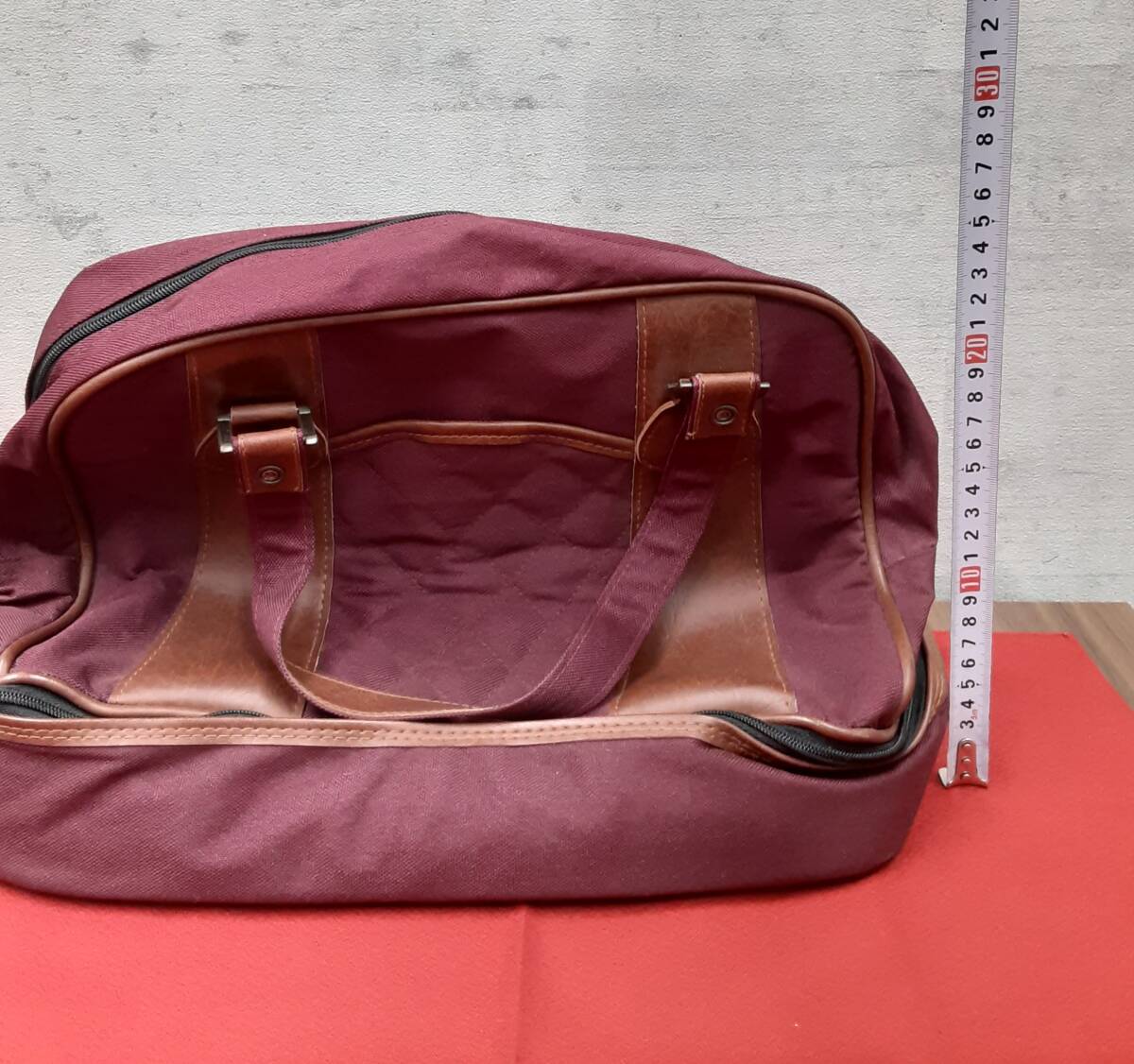 #9417【中古品】ノーブランド 赤 バック拍卖