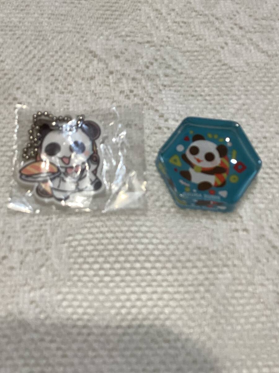 ☆パンダ☆ストラップ&ハシ置き風飾り☆未使用拍卖
