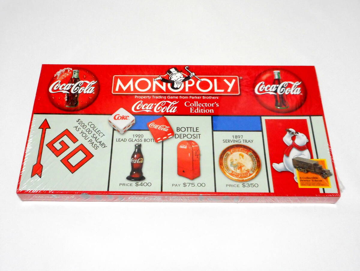 コカ・コーラ モノポリー Coca-Cola Collector’s Edition Monopoly 未開封 ボードゲーム ホビー拍卖