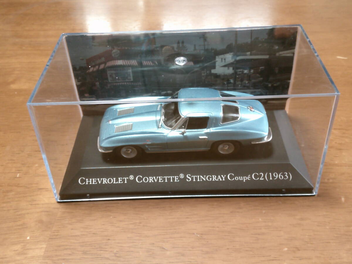 デアゴスティーニ 1/43 「 シボレー・コルベット スティグレー クーペ2」 1963y ブルーメタ ・送料 500円(レターパック発送) 拍卖