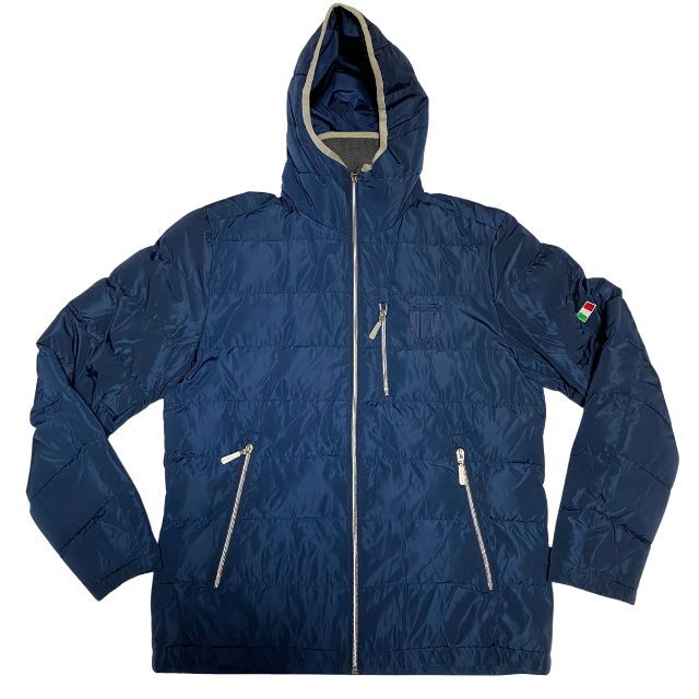 ビアンキ ファイバーダウン パーカー フードダウンジャケット 中綿 メンズ Bianchi ロードバイク サイクリングウエア イタリア 雅瀬1241拍卖