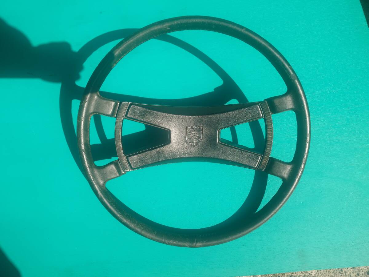 Porsche911S ポルシェ911 901 ナロー 純正ステアリング ホーンパット付き ジャンク拍卖