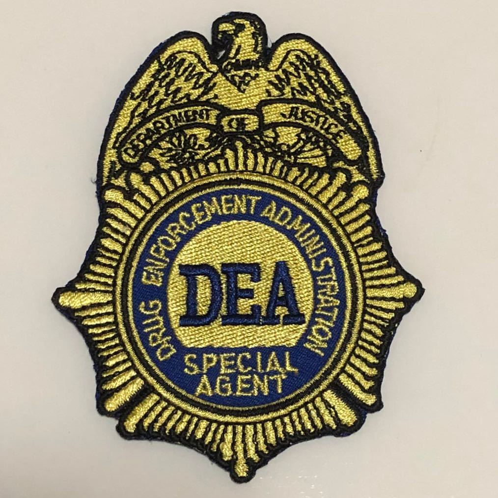 DEA 麻薬取締局 スペシャルエージェントバッジ ワッペン アイロンパッチ拍卖