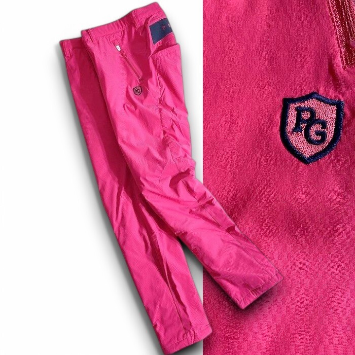 PEARLY GATES パーリーゲイツ 定価3.1万 高機能PRIMALOFT 2WAYストレッチ 中綿 ロングパンツ ゴルフウェア 2131101 090 7 ▲035▼50220w08拍卖