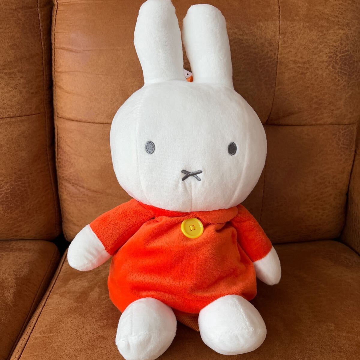 【未使用】☆ミッフィー☆ リュック オレンジ 約40cm ぬいぐるみ バック miffy拍卖
