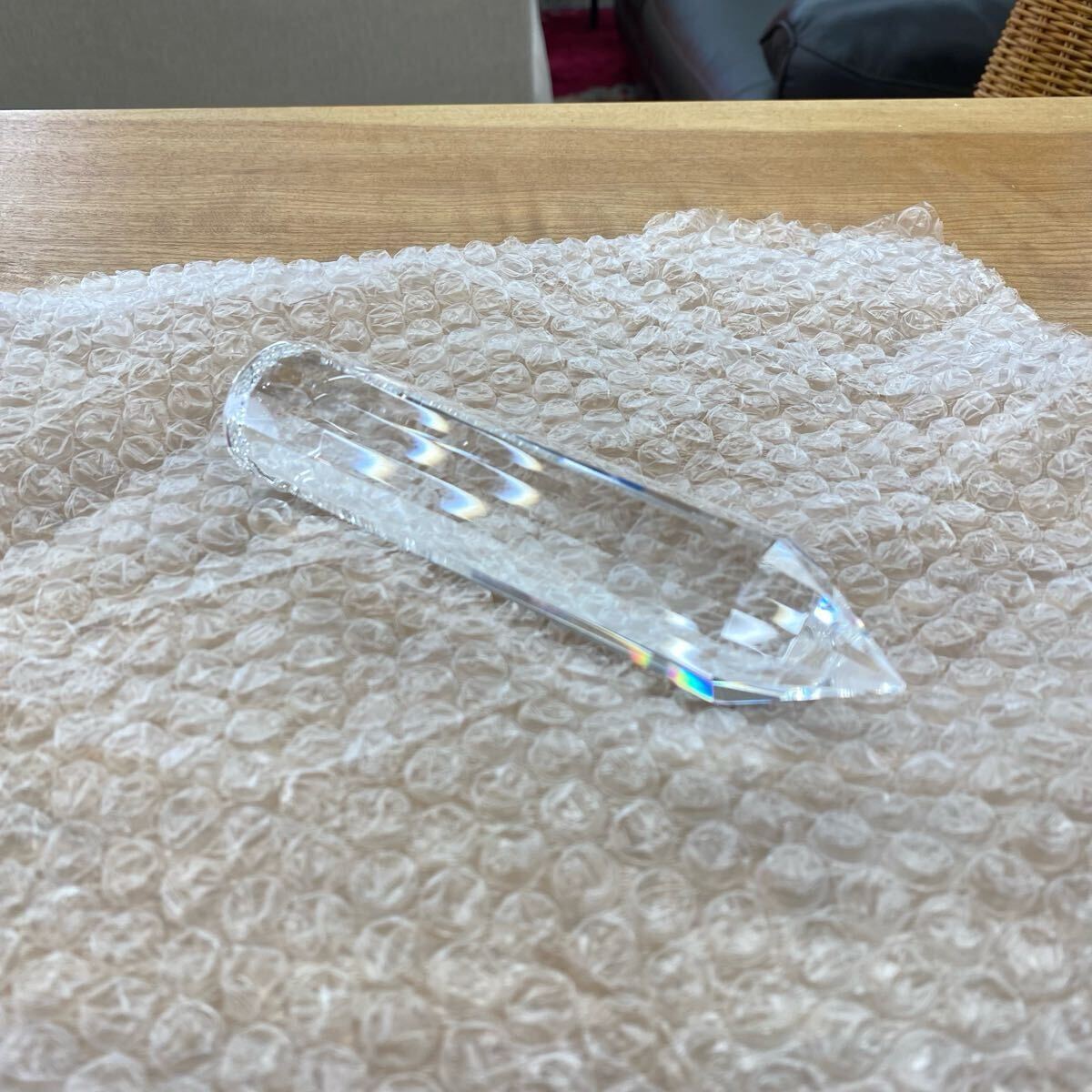 美品 ヴォーゲルクリスタル 水晶 ワンド 13角柱 保管品 496拍卖