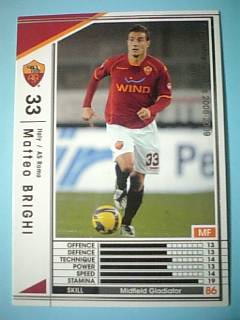 WCCF 08-09 ローマ ブリーギ 233拍卖