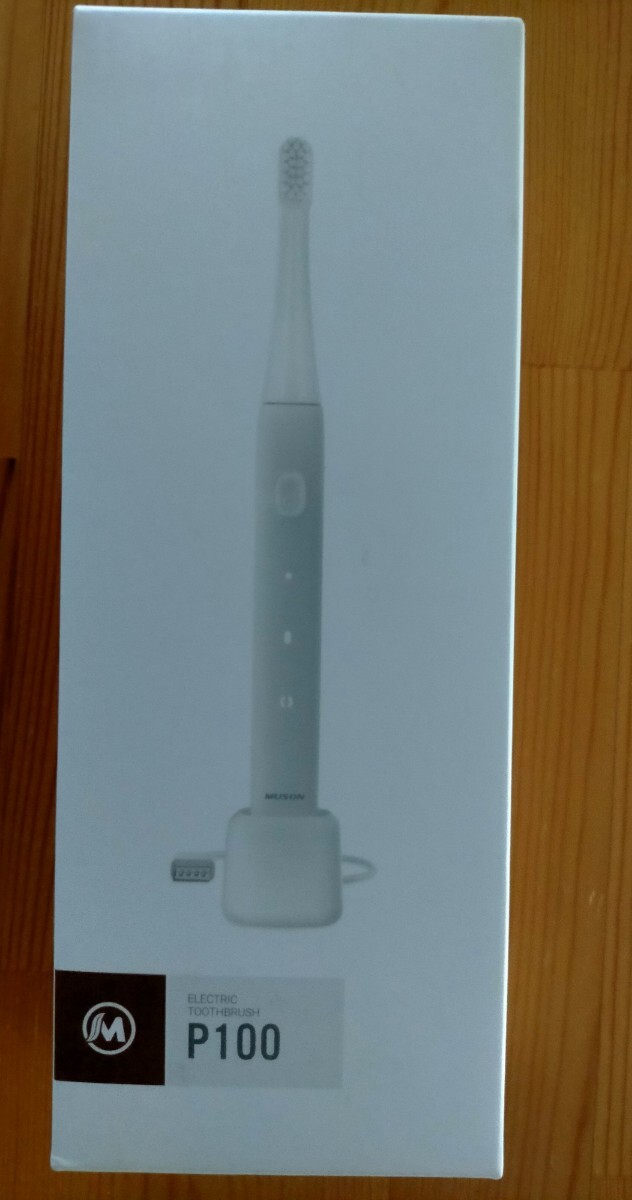 muson 音波振動歯ブラシ □ 3本替えブラシ付 IPX7防水 □ 未開封 未使用品拍卖