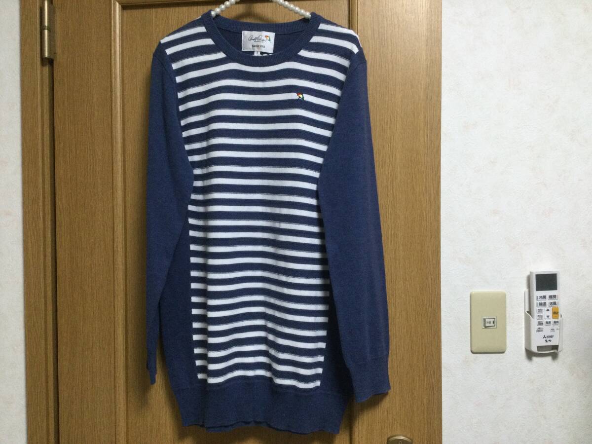 ★美品★ユーズド★アーノルドパーマー ★セーター★サイズ2★平置き 身幅 約48cm ★総丈74cm★ブルー系★拍卖