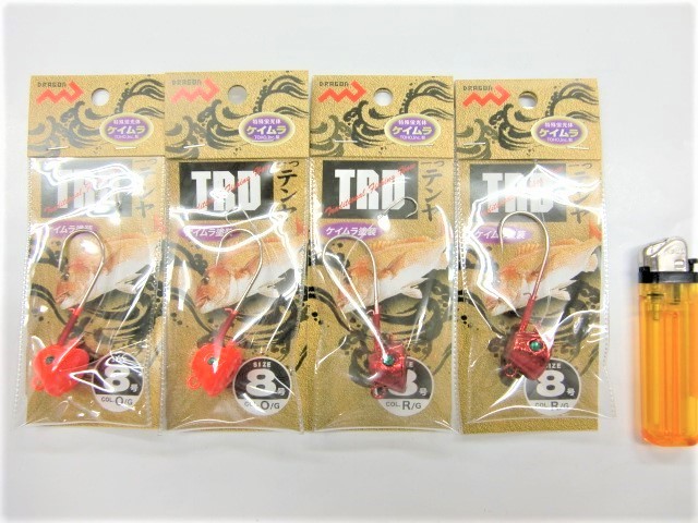 新品 TRD一つテンヤ8号 4個セット ケイムラ拍卖