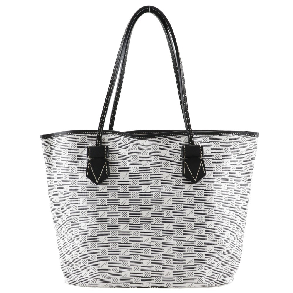 MOREAU PARIS モローパリ サントロペ MM トートバッグ PVC 白 ユニセックス【I111525219】中古拍卖