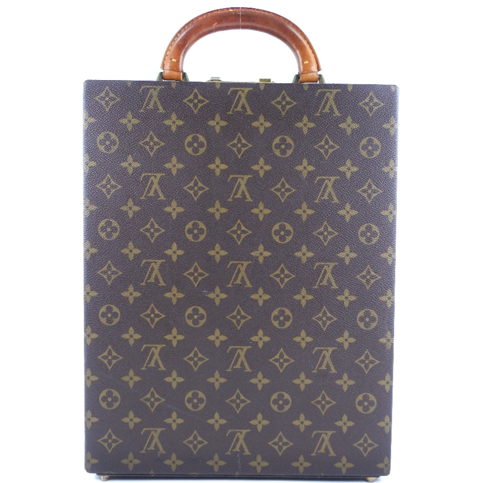 LOUIS VUITTON ルイ・ヴィトン アタッシュケース 861 ビジネスバッグ モノグラムキャンバス 茶 メンズ【53140409】中古拍卖